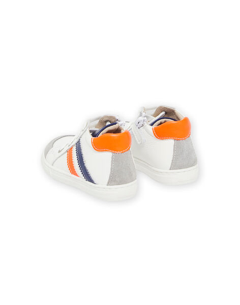 Basket montante cuir bébé fluo RUBASNEON / 23KK3821D3F000