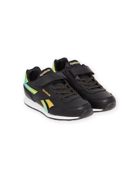Baskets Reebok noires à détails holographiques enfant fille MAG57518 / 21XK3541D36090