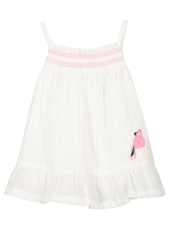Robe à bretelles bébé fille FICUROB4 / 19SG09N4ROB000