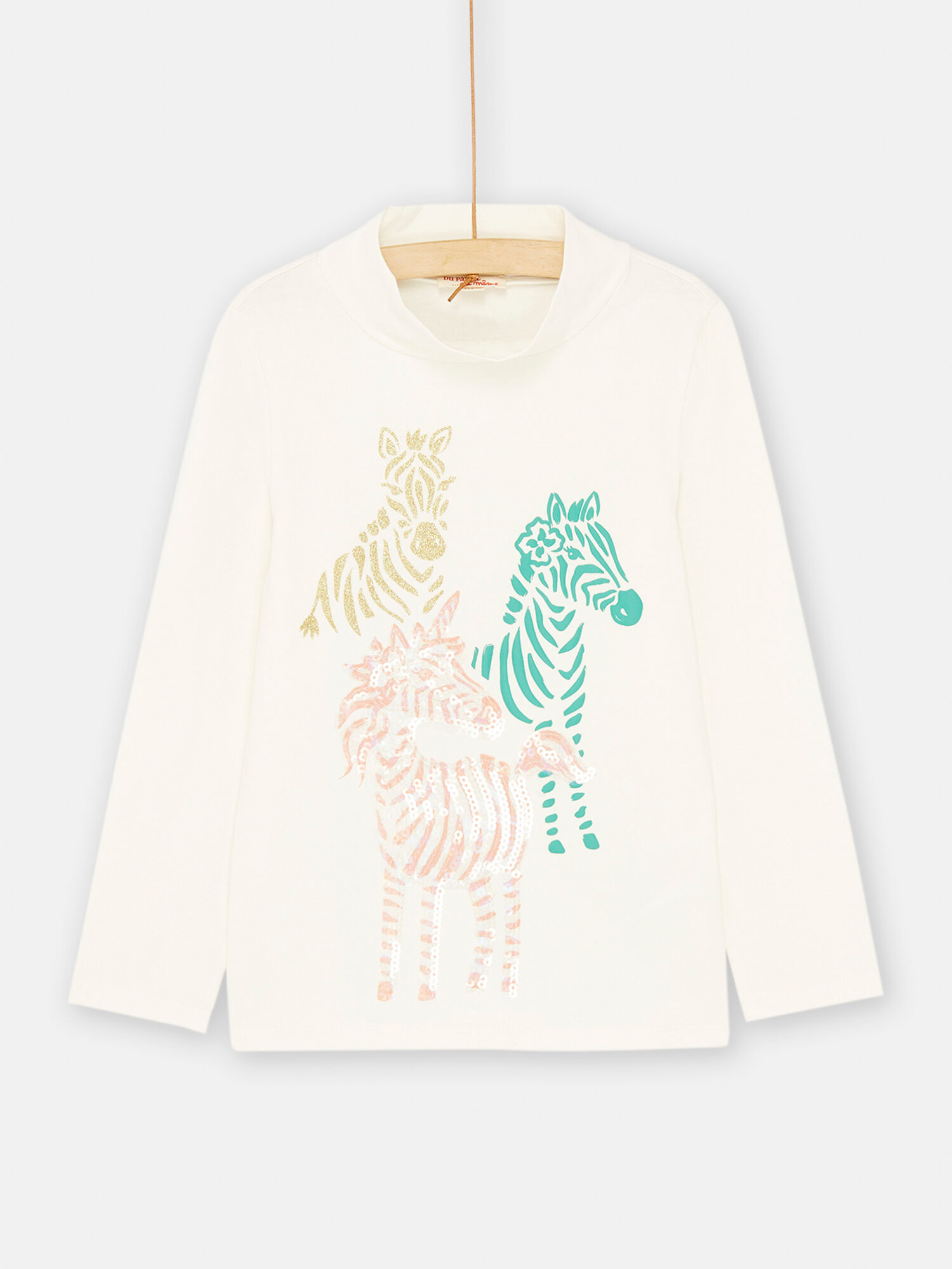 Sous pull blanc manches longues Pull Sweat Gilet DPAM