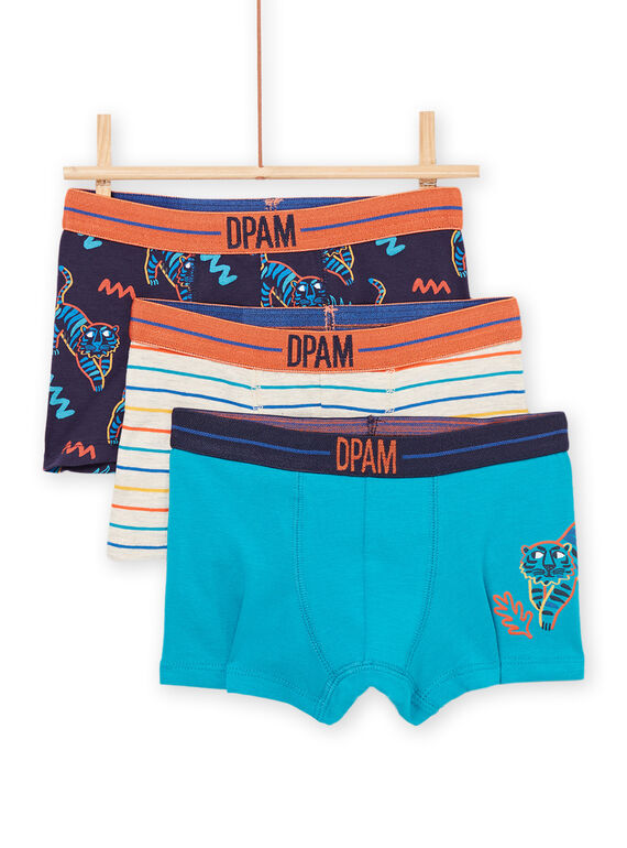 Lot de 3 boxers assortis PEGOBOXTIG / 22WH1245BOXJ920