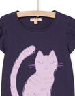 T-shirt à animation chat RAJOTI1 / 23S90183TMC070