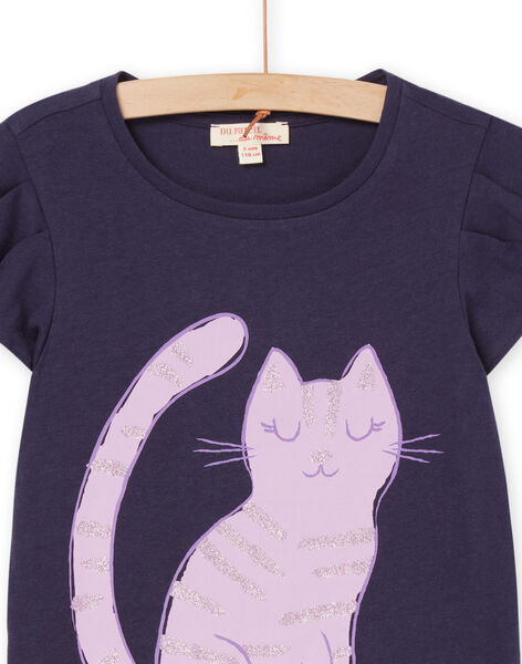 T-shirt à animation chat RAJOTI1 / 23S90183TMC070
