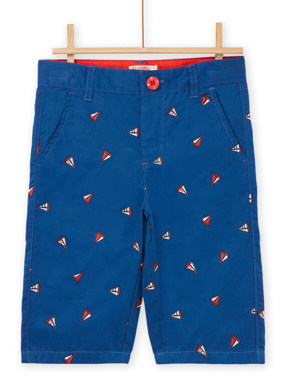Bermuda à broderies petits navires ROBLEBER1 / 23S90231BERC204