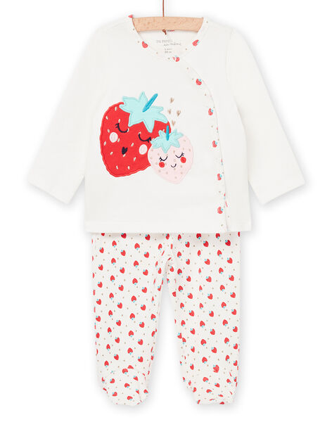 Pyjama à motif et imprimé fraises REFIPYJAMO / 23SH13D1PYJ001