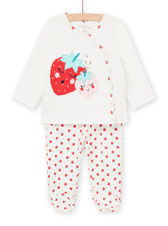 Pyjama à motif et imprimé fraises REFIPYJAMO / 23SH13D1PYJ001