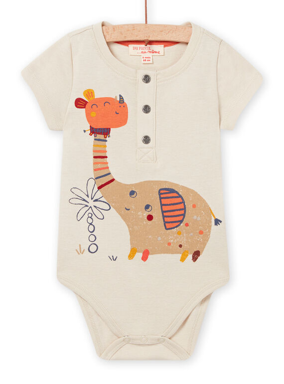 Body naturel bébé garçon NUFLABOD / 22SG10R1BOD009
