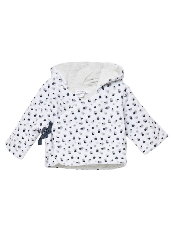 Veste confortable à capuche velours naissance mixte JOU1VES / 20SF05J1VES000