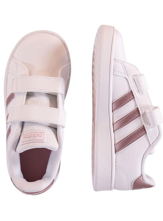 Basket blanche enfant fille ADIDAS Advantage Clean GFEF0107 / 19WK35P1D35000