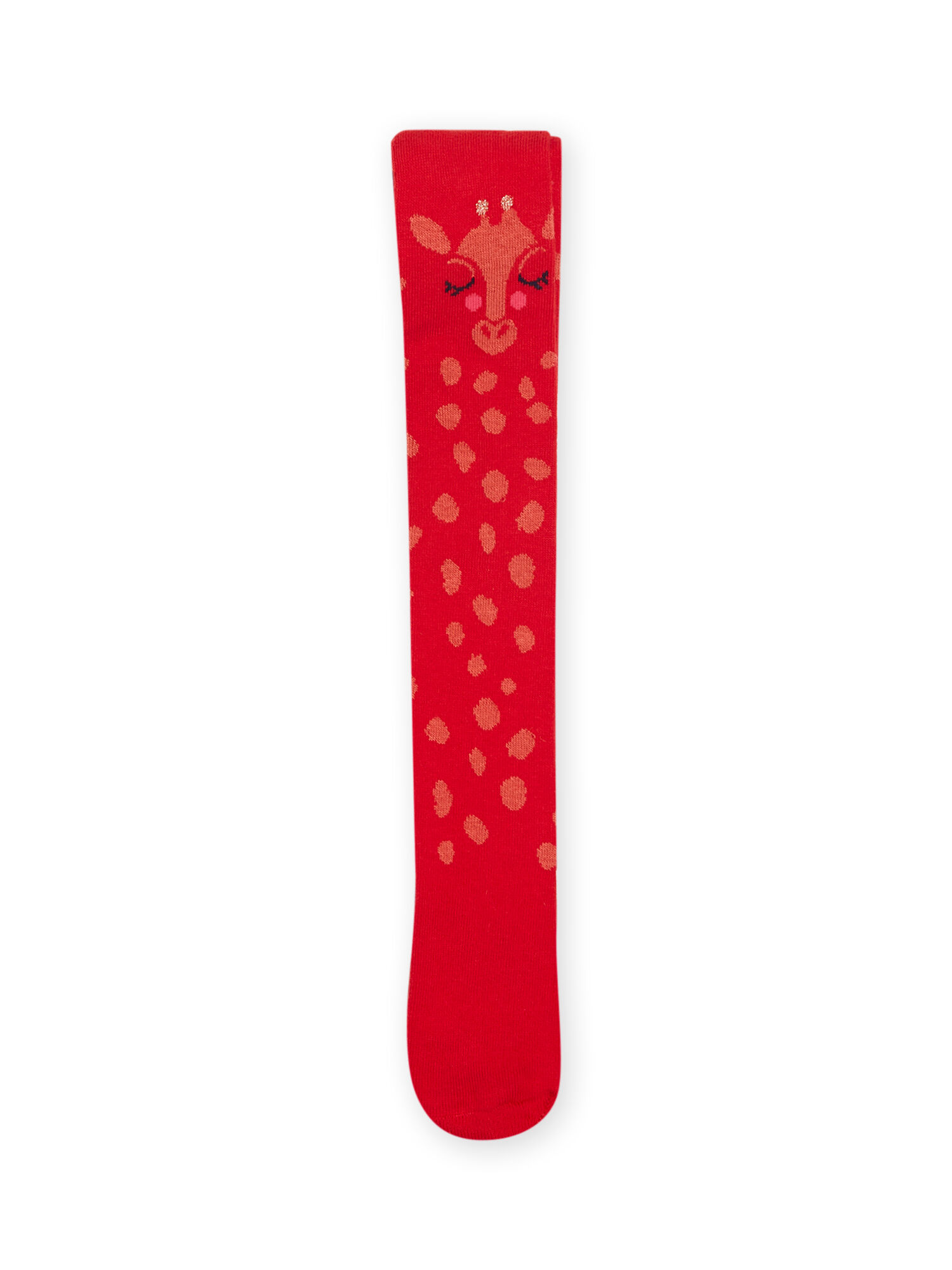 Collant rouille a motif girafe enfant fille Chaussettes Collants DPAM