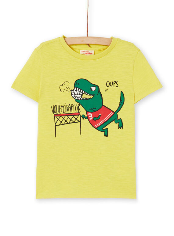 Tee Shirt Manches Courtes Jaune LOJOTI5 / 21S90234TMCB102