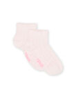 Chaussettes rose clair enfant fille NYAJOSCHO2B / 22SI016ASOQ321