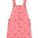 Robe salopette à imprimé cerise