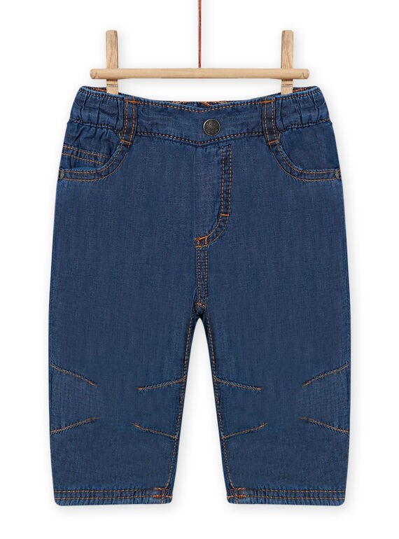 Jean denim moyen bébé garçon MUPLAJEAN / 21WG10O1JEAP274