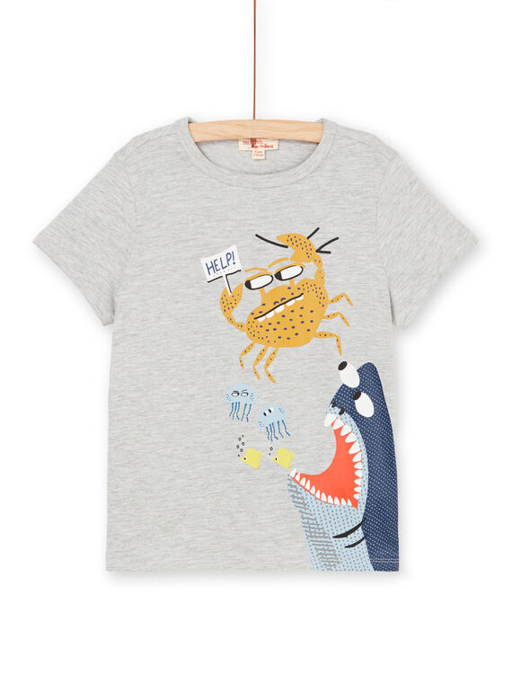 Tee Shirt Manches Courtes Gris LONAUTI3 / 21S902P1TMCJ922