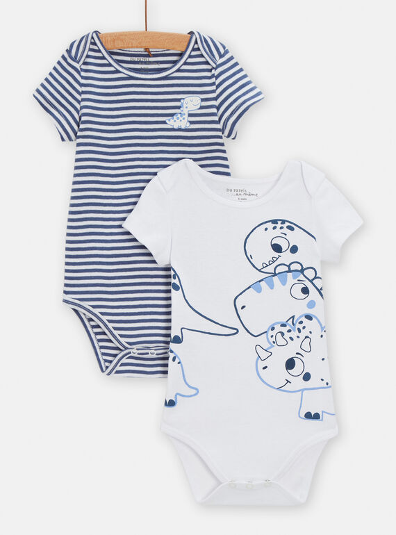 Lot de 2 body fantaisies pour bébé garçon TEGABODIN / 24SH1473BOD000