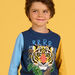 T-shirt à animation tête de tigre