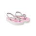 Tongs roses à rayures imprimé pastèque fille