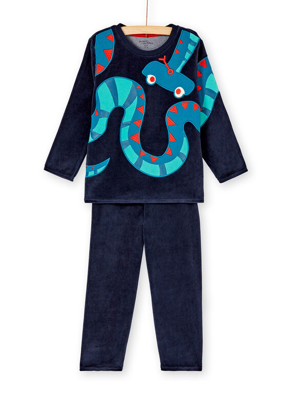 Pyjama PHOSPHORESCENT enfant garçon motif serpent KEGOPYJSER / 20WH12C2PYJC243