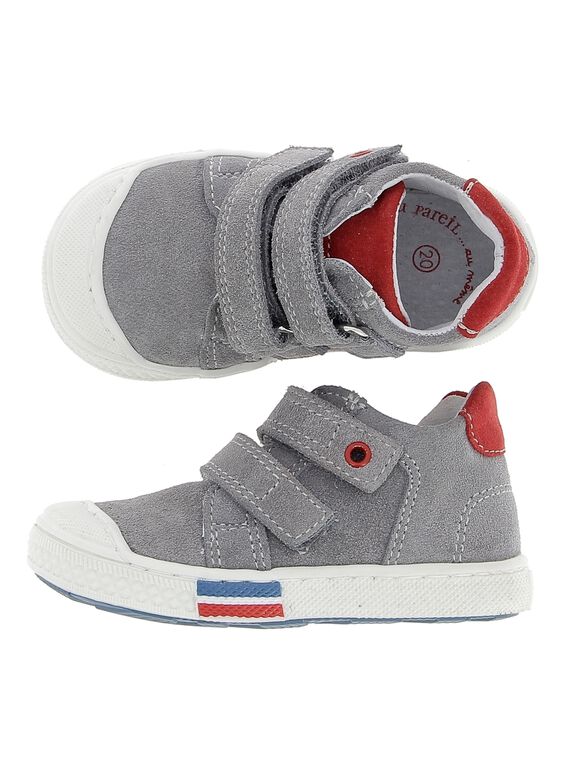 Basket de ville en cuir bébé garçon CBGBASBOUT / 18SK38W4D3F940