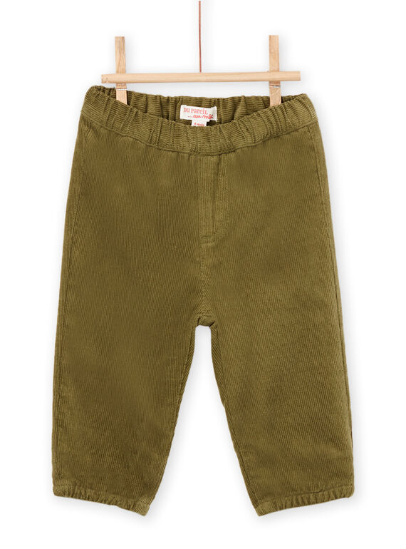 Pantalon kaki en velours cotelé PUJOPAN1 / 22WG10D2PANG604