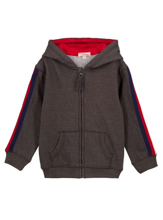 Haut de Jogging Gris Anthracite Chiné GOJOJOH2 / 19W90233D33944