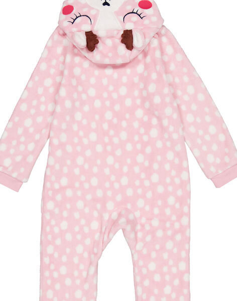 Surpyjama Biche Rose A Capuche En Soft Boa Enfant Fille Anc Co Enfant Dpam