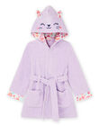 Robe de chambre parme à manches longues REFAROBCAT / 23SH11D1RDC320