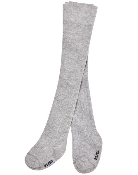 Collant En Coton A Cotes Bebe Fille Gris Clair 2 Collants Ou Leggings Pour 9 99 Dpam