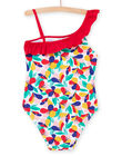 Maillot de bain blanc enfant fille NYAMER1 / 22SI01L7MAI000