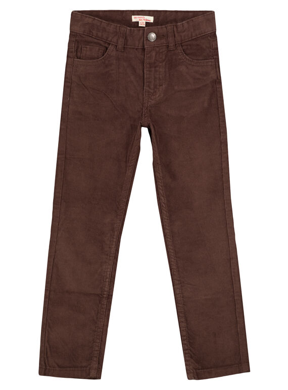Pantalon En velours Cacao Regular GOJOPAVEL6 / 19W902L1D2B816