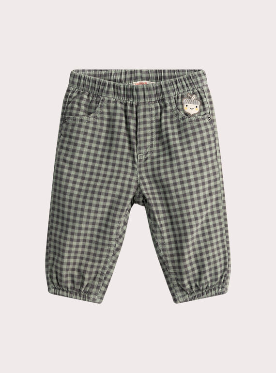 Pantalon vichy pour bébé garçon VUPERPAN1 / 24WG10R2PAN631