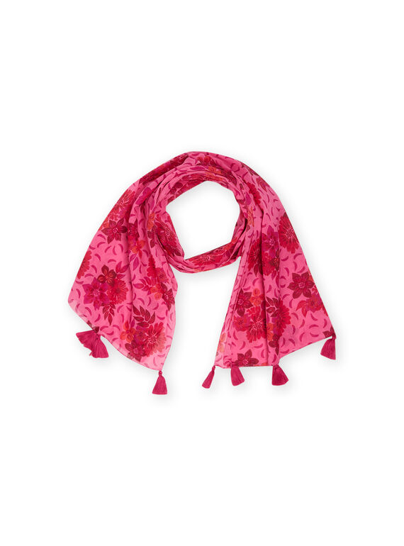 Foulard rose enfant fille NYAFLAFOUL / 22SI01R1FOU302