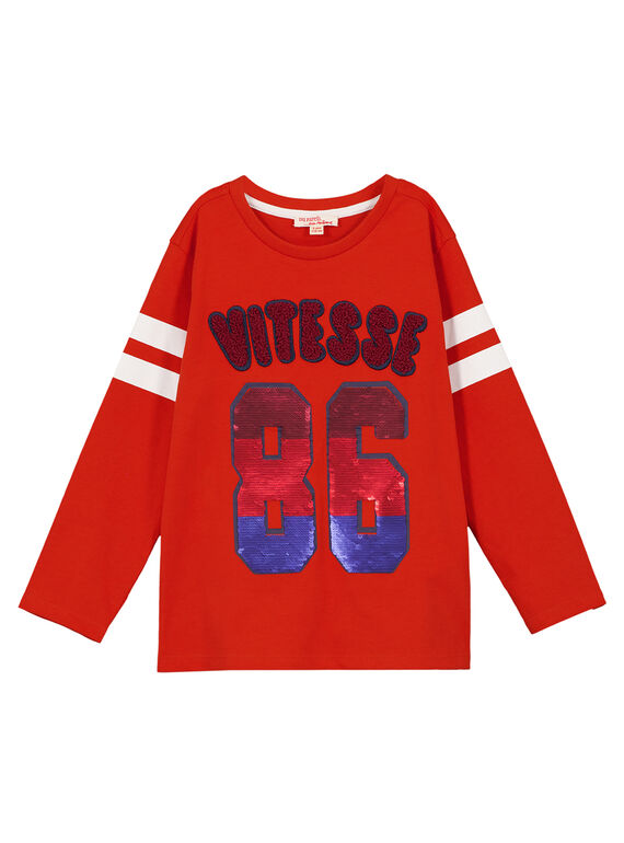 Tshirt Manches longues Orange GOSANTEE2 / 19W902C1TML405