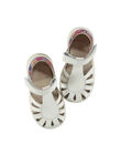 Sandale ville cuir bébé fille FBFSANDPIX2 / 19SK37D1D0E000