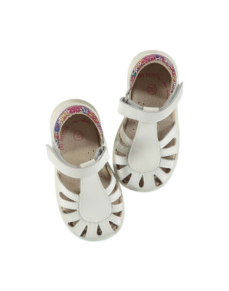 Sandale ville cuir bébé fille FBFSANDPIX2 / 19SK37D1D0E000