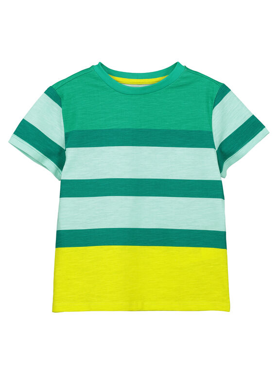 Tee-shirt rayé manches courtes garçon FOCATI6 / 19S902D5TMC000