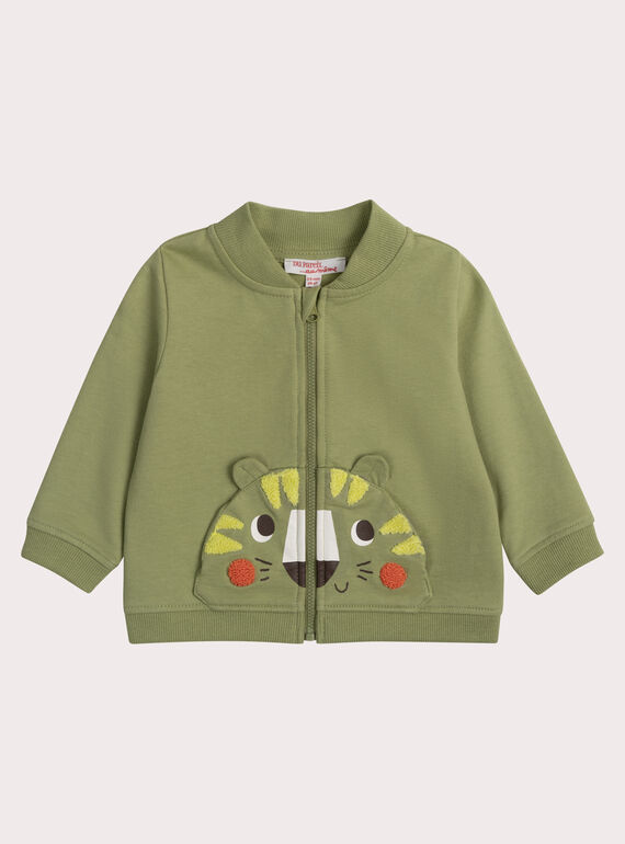Gilet tigre pour bébé garçon WULIGIL / 25SG10T1GIL604