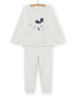 Ensemble pyjama en soft boa motif koala enfant fille MEFAPYJKOA / 21WH1199PYJ001
