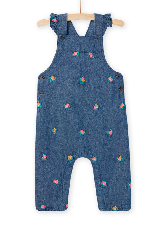 Salopette denim moyen bébé fille NIGASAL / 22SG09O1SALP274