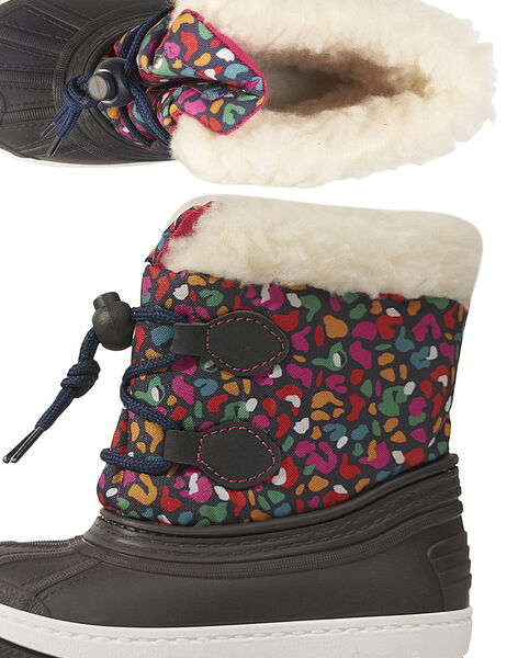 Apres Ski Multicolore Leopard Bebe Fille Achat En Ligne Chaussures Fille Dpam