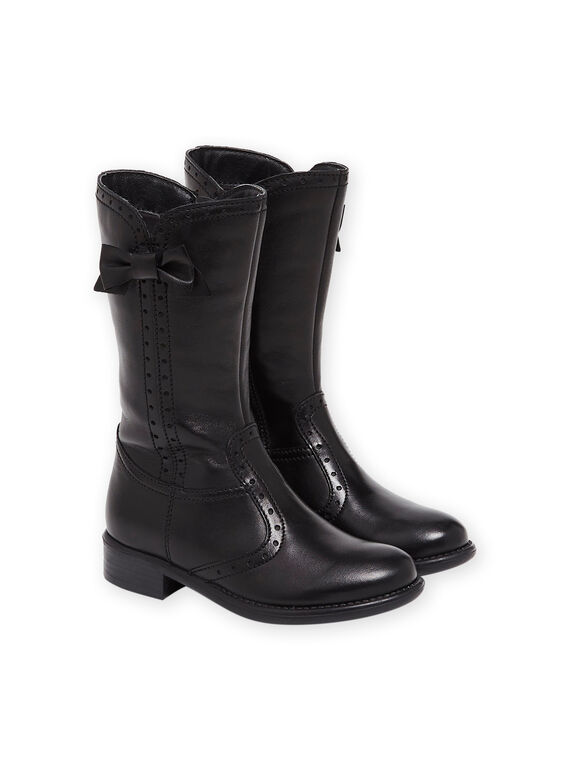 Botte en cuir avec noeuds PABOTTPERF / 22XK3593D3W090