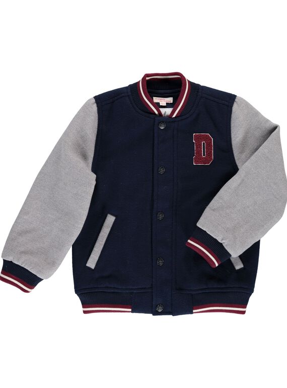 Blouson col teddy garçon DOROUBLOU3 / 18W90263BLO705