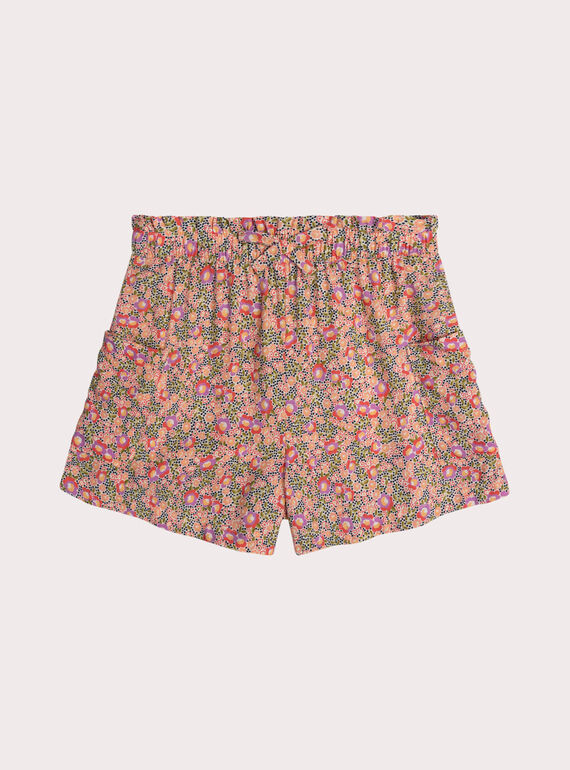 Short fluide imprimé fleuri  WALISHORT2 / 25S901T1SHO003