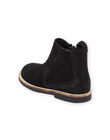 Chelsea boots cuir noir élastique fantaisie PABOOTBLACK / 22XK3573D0D090