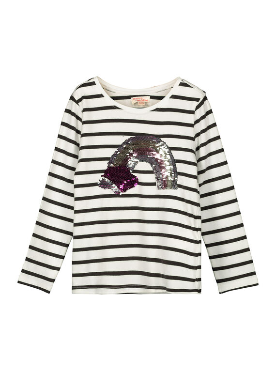 Tee-shirt manches longues fille FALITEE3 / 19S90123TML099