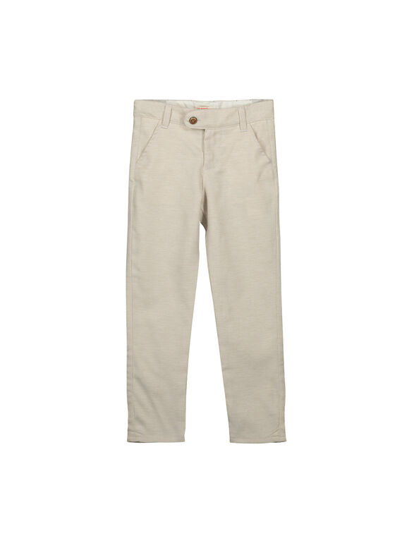 Pantalon chino garçon FOPOPAN / 19S902C1PANI811