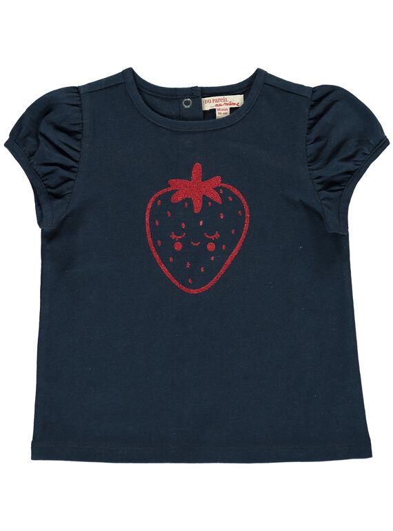 Tee-shirt manches courtes bébé fille CIJOTI3 / 18SG09R3TMC705