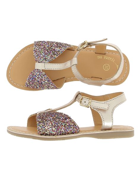 Sandale en cuir fille CFSANDBOW / 18SK35WFD0E954