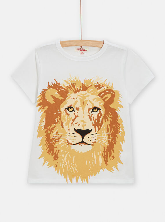 Tee Shirt Manches Courtes Blanc TOJOTI4 / 24S902D1TMC000